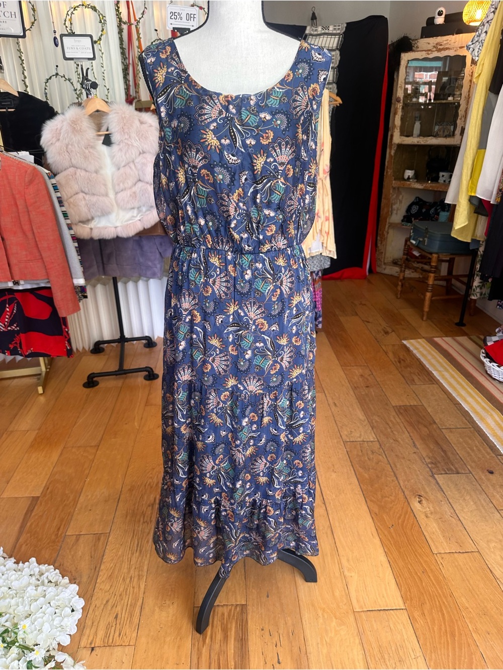 Lara Guidotti Paisley Tiered Maxi Dress